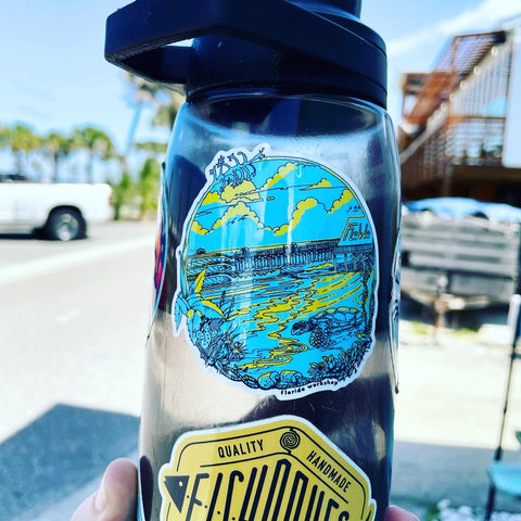 FloWo Beach Sticker